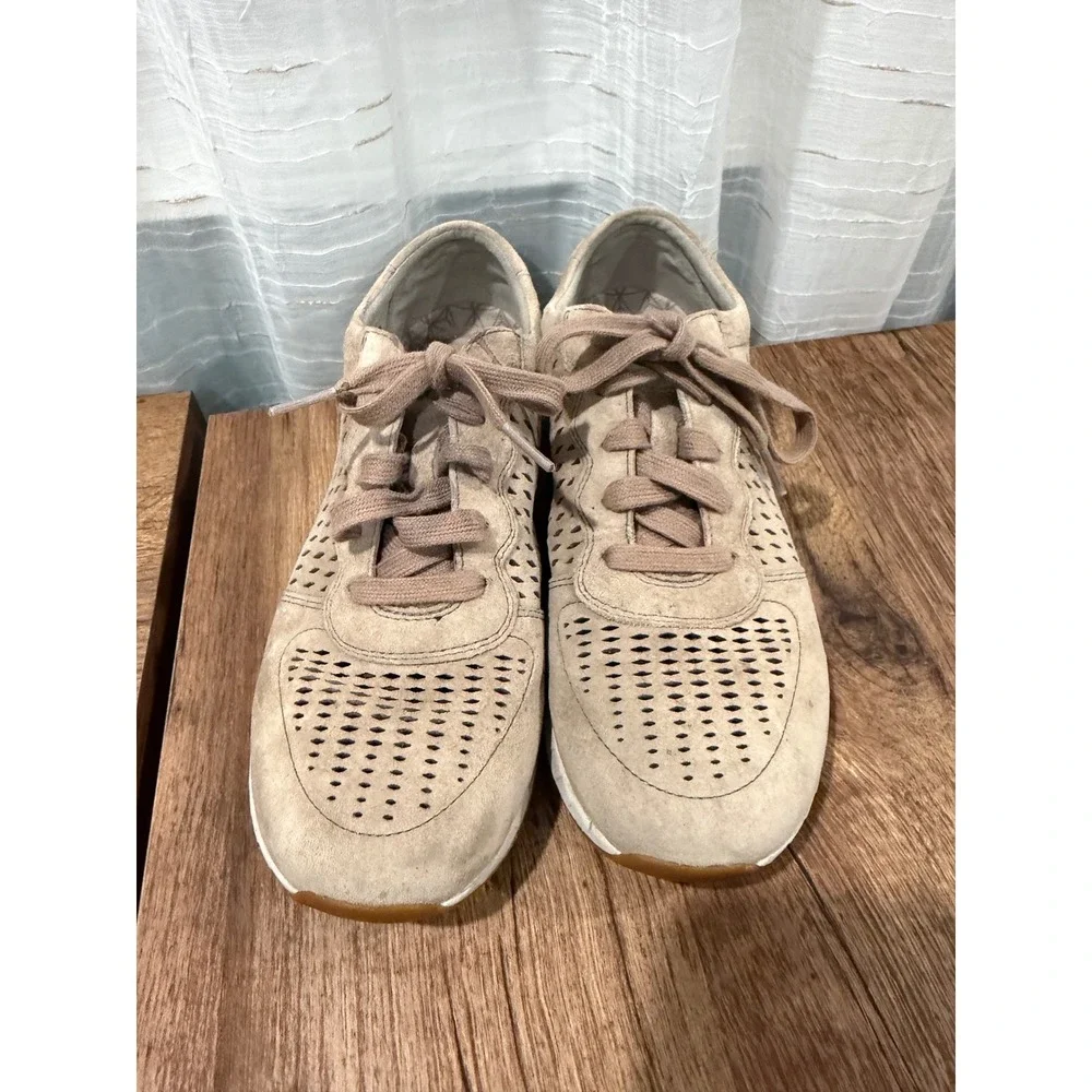 Dansko Perforated Suede Leather Lace Up Sneakers Comfort‎ Shoes Size 38